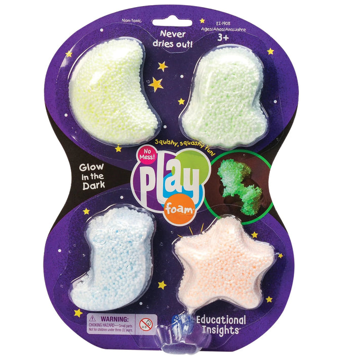 Playfoam foamclay glow in the dark 4 stks 3 jr+950EI1908