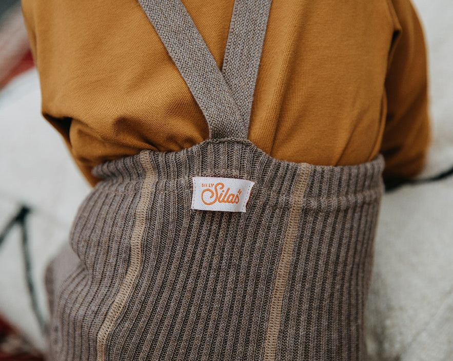 Silly Silas maillot hippy zonder voetjes katoen cocoa 6-12 m