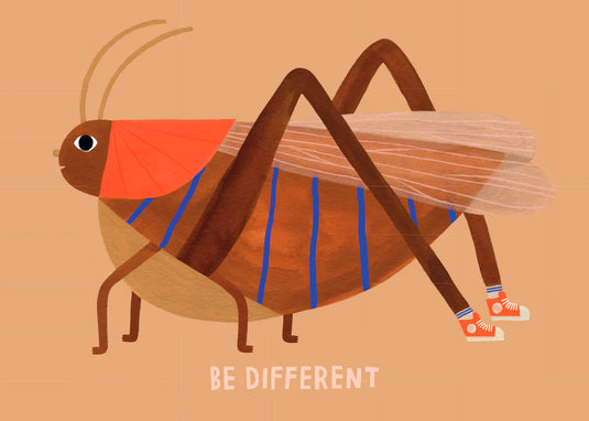 Petit Monkey ansichtkaart Be different PC61-R