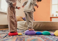 Stapelstein Bloom stacking stones 6 + 1 Rainbow pastel