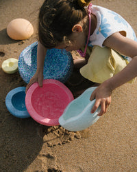 Stapelstein Summer regenboog set pastel 8 stks