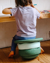 Stapelstein balance board donkergroen110920b