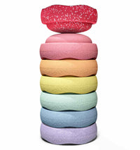 Stapelstein blush special original mini rainbow pastel