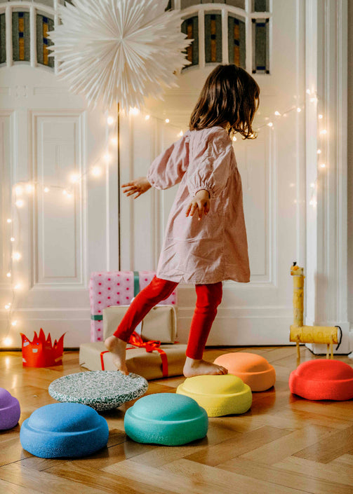 Stapelstein blush special rainbow classic + balance board b