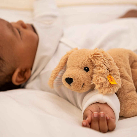 Steiff knuffel hondje floppy Lumpi 20 cm lichtbruin 4001505242595 a