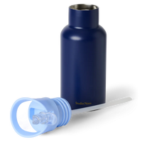 Studio Noos RVS drinkfles RVS 350 ml dark blue
