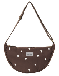 Studio Noos fanny pack brown hearts