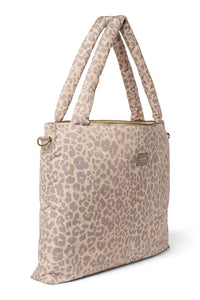 Studio Noos puffy diaper bag beige leopard 6151906669625 a