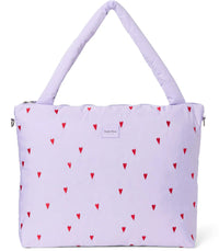 Studio Noos puffy diaper bag purple hearts 6151905750751 a