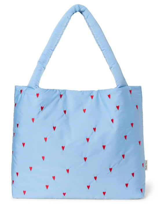 Studio Noos puffy mom bag blue hearts 6151905689600 a