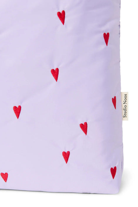 Studio Noos puffy mom bag purple hearts 6151905719741 e