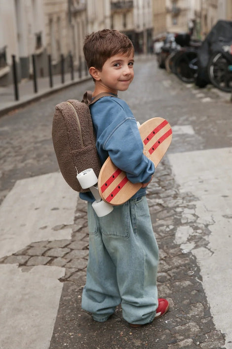 Studio Noos rugzak mini teddy brown b
