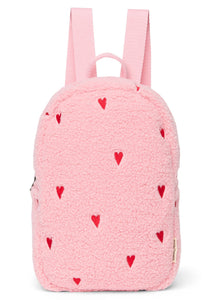 Studio Noos rugzak mini teddy light pink hearts 6151930298242