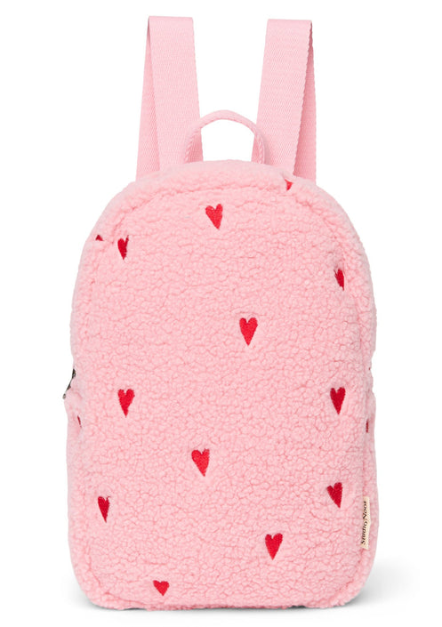 Studio Noos rugzak mini teddy light pink hearts 6151930298242