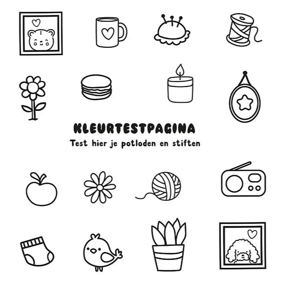 Sunny Vibes Sweet Life Cute & Bold Colouring Book c