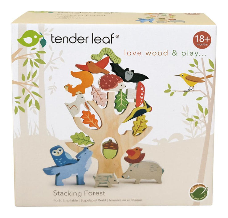 Tender Leaf Toys stacker forest 18 months +