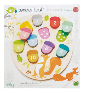 Tender Leaf Toys count the nuts 18 months +