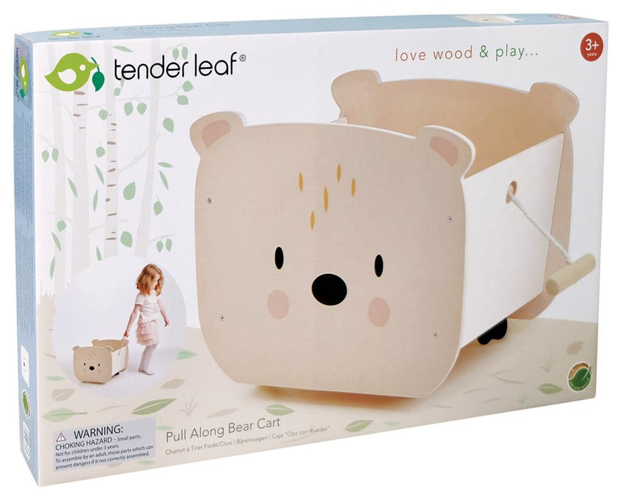 Tender Leaf Toys pull truck bear 3yrs+