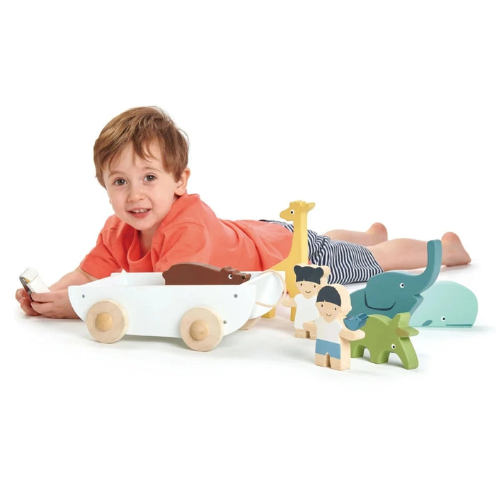 Tender Leaf Toys vriendschapsboot 3jr+