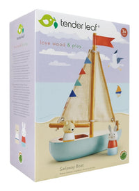 Tender Leaf Toys sailboat Sailaway 3yrs+