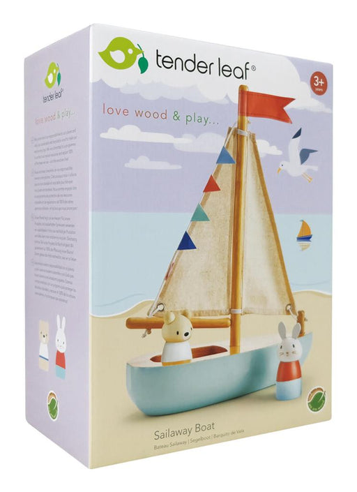 Tender Leaf Toys sailboat Sailaway 3yrs+
