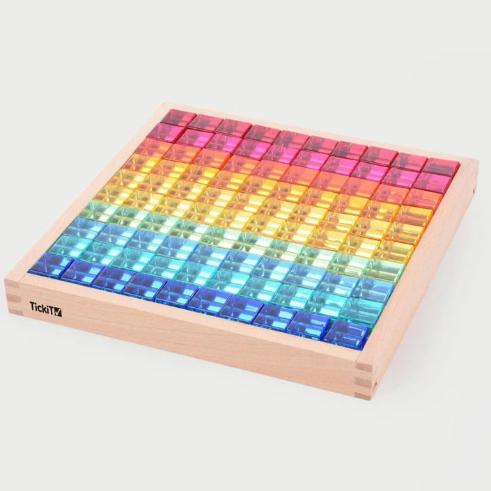 Tickit speelbak met spiegel en edelsteen blokken 3 jr+