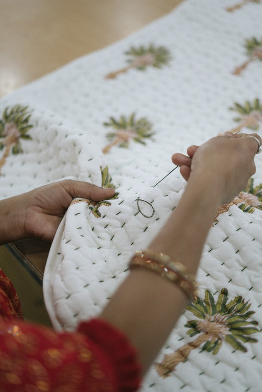 Unknown Stories babydeken Original palm 100 x 115