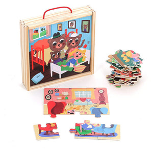 VILAC 4 puzzels Goudlokje 2 jr+