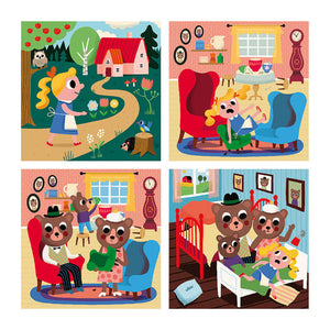 VILAC 4 puzzels Goudlokje 2 jr+