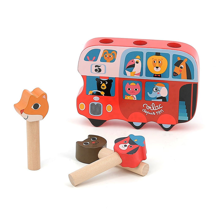 VILAC pop-up bus dieren 18 m+