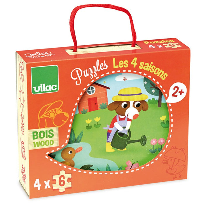 VILAC puzzle 4 seasons 2yrs+ / 4 x 6 pcs