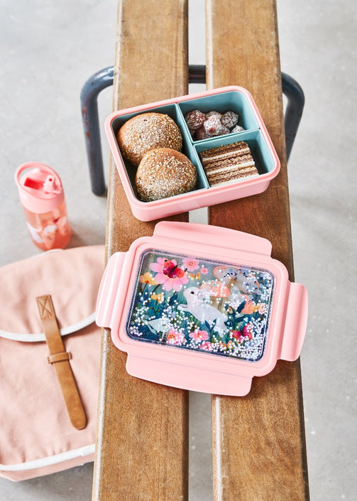 Petit Monkey drinking bottle bunny melba pink