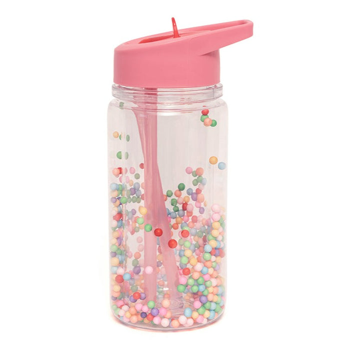 Petit Monkey drinking bottle macaron popsicles peony pink