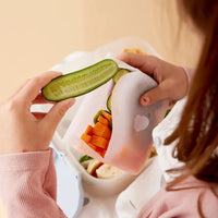 B.box bento lunch box blue slate