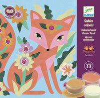 DJECO colored sand glow in the dark Garden 5-8 yrs+