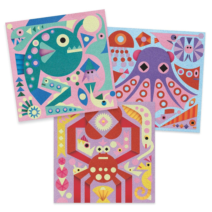 DJECO colored sand glow in the dark Sea 5-8 yrs+