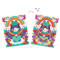 DJECO glitter mosaic kokeshi 5 yrs+