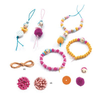 DJECO wooden beads + figures 8 yrs+