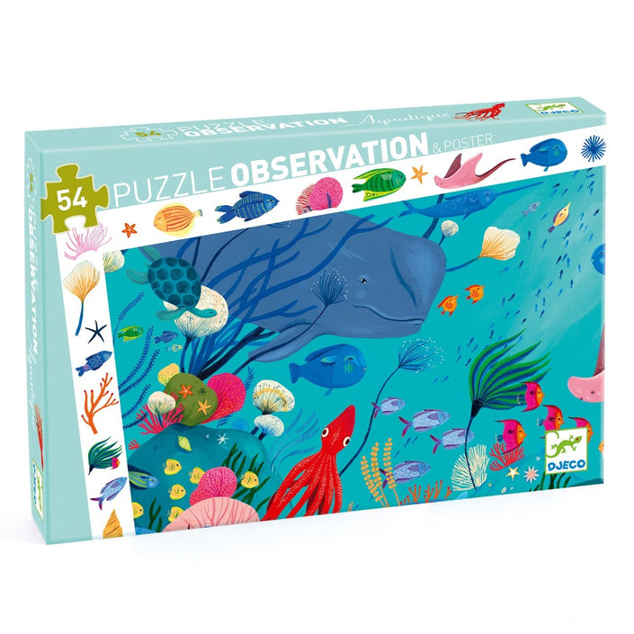 DJECO observation puzzle aquatic 4 yrs+/ 54 pcs