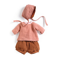 DJECO doll clothes Peach 1.5 yrs+