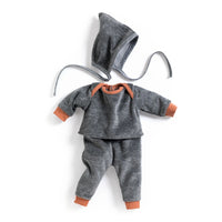 DJECO doll clothes Pearl Gray 1.5 yrs+