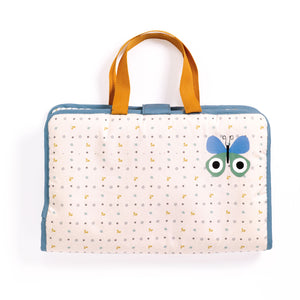 DJECO doll diaper bag blue fly 2 yrs+