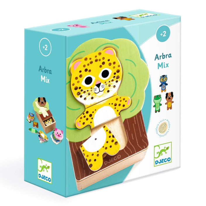 DJECO puzzle Arbra mix 2 yrs + / 18 pcs