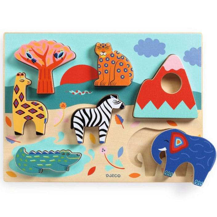 DJECO puzzle Savana Story 12 months+