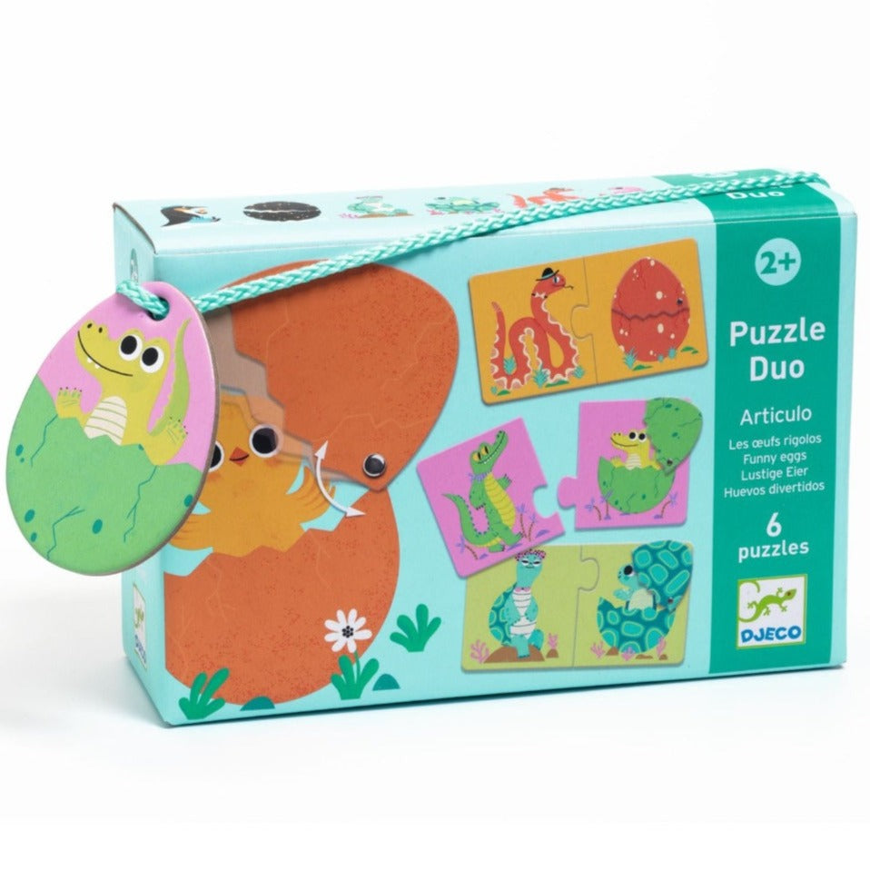 DJECO puzzle duo articulo animals 2 yrs+ – PSiloveyou