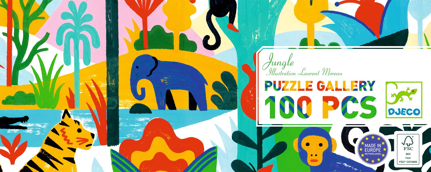 DJECO puzzle children's lake 5 yrs+/ 100 pcs