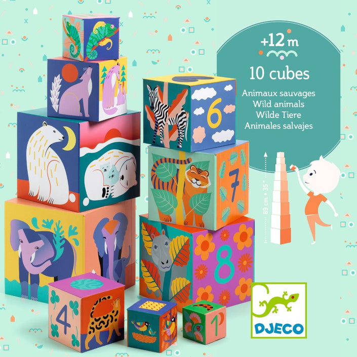 DJECO stacking tower friends 12 months+