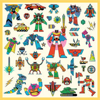 DJECO stickers Robots metallic 4 yrs+