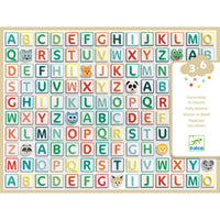 DJECO stickers puffy Alphabet