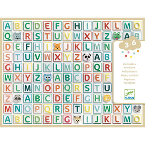 DJECO stickers puffy Alphabet